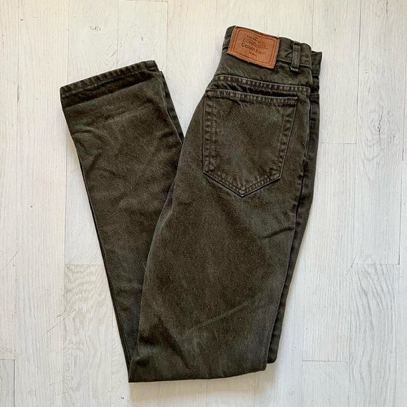 Calvin Klein Vintage High-waisted Jeans - Picture 1 of 4